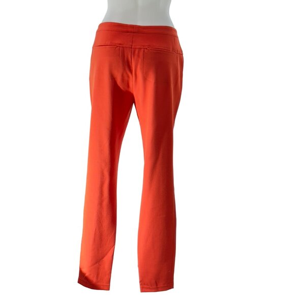 PEACE OF CLOTH Women's Red Pants Poly Blend Stretch Pockets Size 6 - Picture 4 of 11
